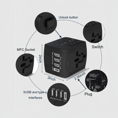 WanderLab™ Universal Travel Adapter