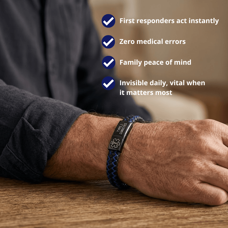WanderLab™ Diabetic Alert Bracelet