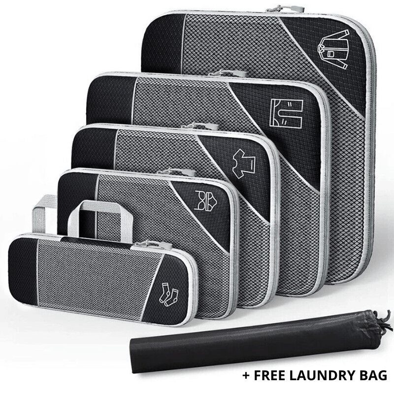 WanderLab™ Compression Packing Cubes | 5-Piece Set
